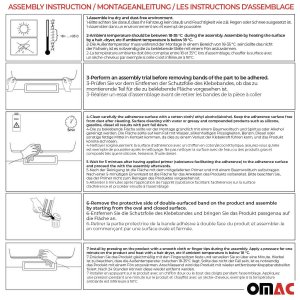 Mazda CX3 Tailgate Trim - Omac - S.Steel - Gloss Silver - 2015